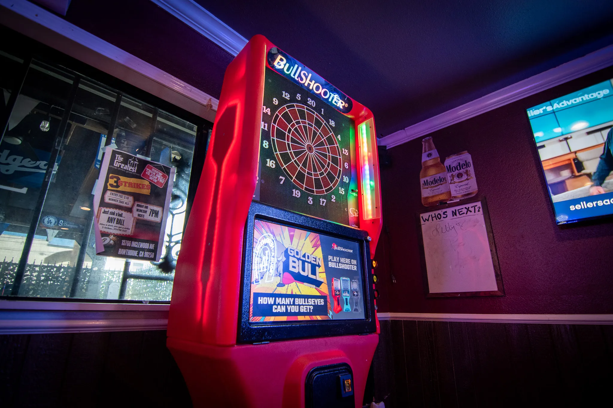 Interior atmosphere at The Greatest bar Hawthorne CA